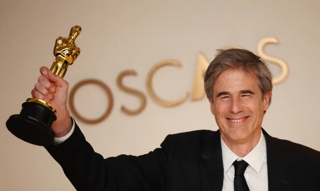 Walter Salles, diretor de “Ainda Estou Aqui”, no Oscar de 2025.
